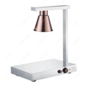 food warmer with lamp (single - rose gold)