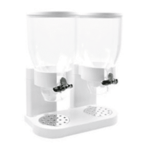 double cereal dispenser (white)