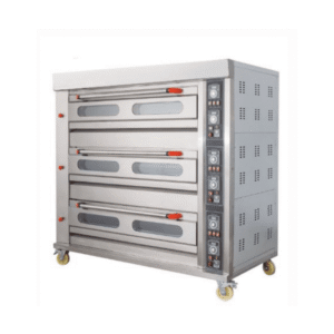 baking oven  three deck, nine trays