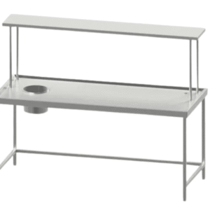 dish landing with table