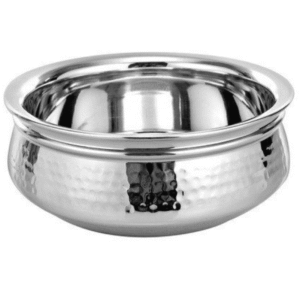 SS Hammered Handi