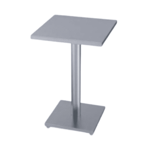 ss square standing dining table