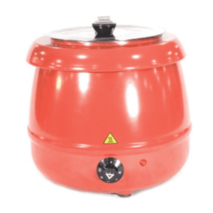 soup pot - red