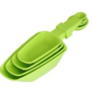 measuring scoop with spoon
