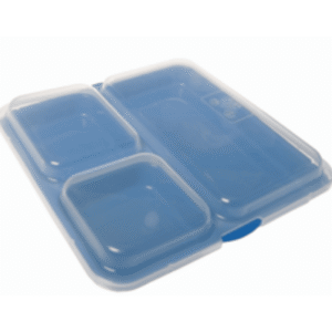 3 compartment tray