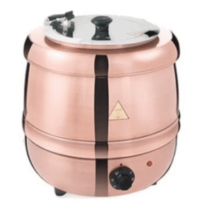 soup pot - rose gold