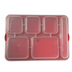 6 compartment tray