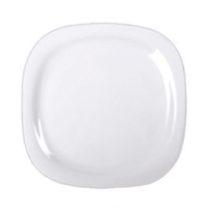 Round Sq Buffet Plate 12.5"