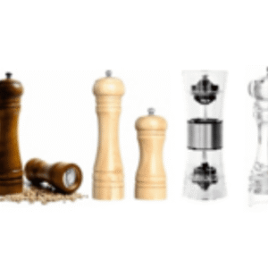 wooden & acrylic pepper mill