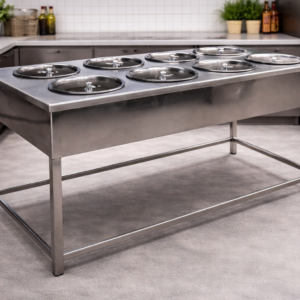 8 pot bain  marie