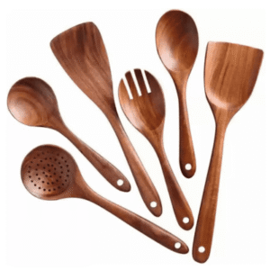 wooden spatula set